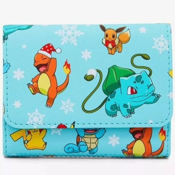 Loungefly Handbags - Loungefly Pokemon Pikachu Christmas Holiday Wallet NWT​